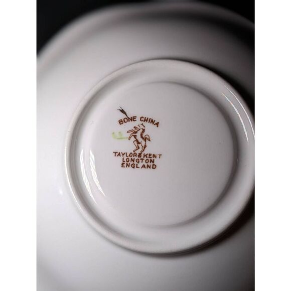 Taylor and Kent longton England bone china saucer replacement plate if you have - Picture 4 of 4